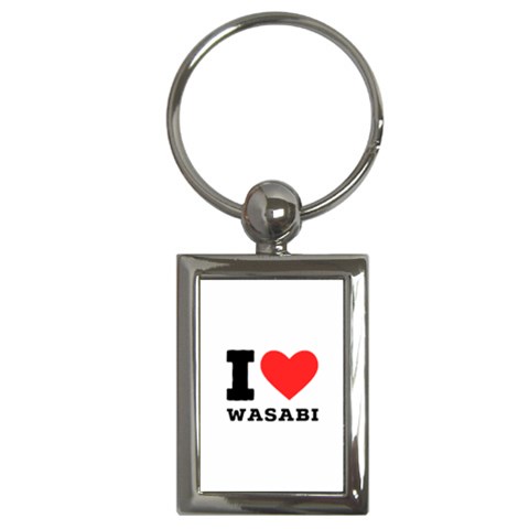 I love wasabi Key Chain (Rectangle) from ArtsNow.com Front