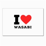 I love wasabi Postcard 4 x 6  (Pkg of 10)