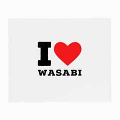 I love wasabi Small Glasses Cloth (2 Sides) from ArtsNow.com Front
