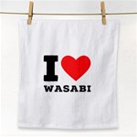 I love wasabi Face Towel