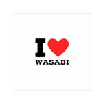 I love wasabi Square Satin Scarf (30  x 30 )