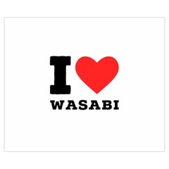 I love wasabi Zipper Medium Tote Bag from ArtsNow.com Front