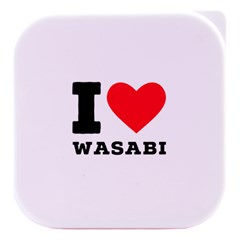 I love wasabi Stacked food storage container from ArtsNow.com Purple