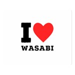 I love wasabi Premium Plush Fleece Blanket (Large)