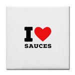 I love sauces Tile Coaster