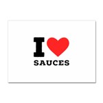 I love sauces Sticker A4 (10 pack)