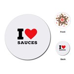 I love sauces Playing Cards Single Design (Round)