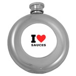 I love sauces Round Hip Flask (5 oz)