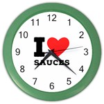 I love sauces Color Wall Clock