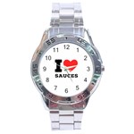 I love sauces Stainless Steel Analogue Watch