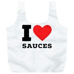 I love sauces Full Print Recycle Bag (XL)