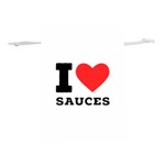 I love sauces Lightweight Drawstring Pouch (S)