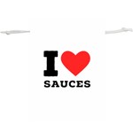 I love sauces Lightweight Drawstring Pouch (XL)