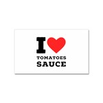 I love tomatoes sauce Sticker Rectangular (10 pack)