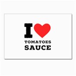 I love tomatoes sauce Postcard 4 x 6  (Pkg of 10)