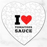 I love tomatoes sauce Jigsaw Puzzle (Heart)