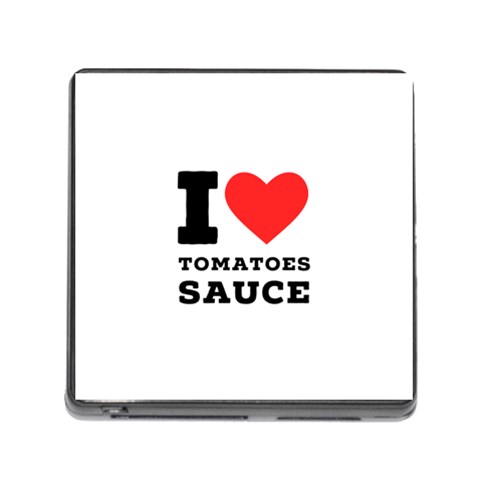 I love tomatoes sauce Memory Card Reader (Square 5 Slot) from ArtsNow.com Front