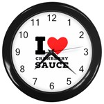 I love cranberry sauce Wall Clock (Black)