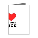 I love cranberry sauce Mini Greeting Card