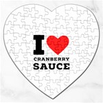 I love cranberry sauce Jigsaw Puzzle (Heart)