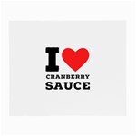 I love cranberry sauce Small Glasses Cloth