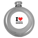 I love cranberry sauce Round Hip Flask (5 oz)