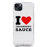 I love cranberry sauce iPhone 14 Plus TPU UV Print Case