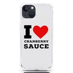 I love cranberry sauce iPhone 13 TPU UV Print Case