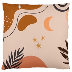 Abstract Art Boho Star Moon Large Cushion Case (Two Sided)  from ArtsNow.com Front
