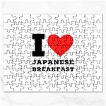 I love Japanese breakfast  Rectangular Jigsaw Puzzl