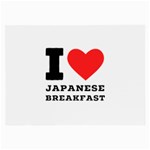 I love Japanese breakfast  Large Glasses Cloth (2 Sides)