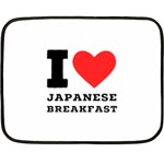 I love Japanese breakfast  Two Sides Fleece Blanket (Mini)