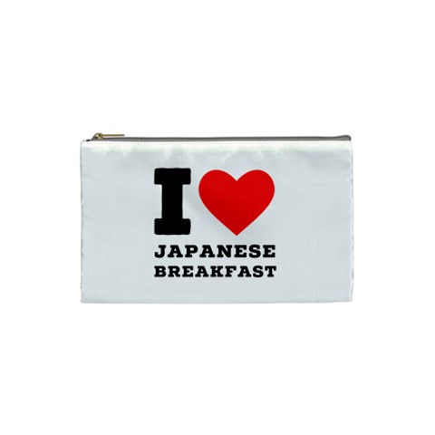 I love Japanese breakfast  Cosmetic Bag (Small) from ArtsNow.com Front