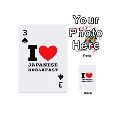 I love Japanese breakfast  Playing Cards 54 Designs (Mini) from ArtsNow.com Front - Spade3