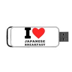 I love Japanese breakfast  Portable USB Flash (Two Sides)