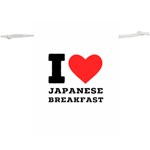 I love Japanese breakfast  Lightweight Drawstring Pouch (XL)