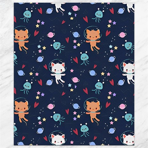 Cute Astronaut Cat With Star Galaxy Elements Seamless Pattern Canvas 20  x 24  from ArtsNow.com 19.57 x23.15  Canvas - 1