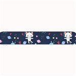 Cute Astronaut Cat With Star Galaxy Elements Seamless Pattern Small Bar Mat