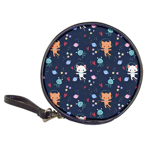 Cute Astronaut Cat With Star Galaxy Elements Seamless Pattern Classic 20 Front