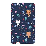 Cute Astronaut Cat With Star Galaxy Elements Seamless Pattern Memory Card Reader (Rectangular)