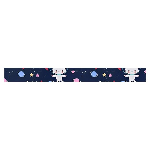 Cute Astronaut Cat With Star Galaxy Elements Seamless Pattern Zipper Mini Tote Bag from ArtsNow.com Strap