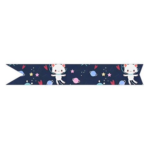 Cute Astronaut Cat With Star Galaxy Elements Seamless Pattern Midi Wrap Pencil Skirt from ArtsNow.com Hem