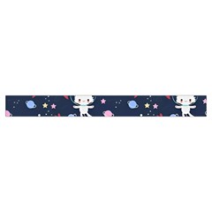 Cute Astronaut Cat With Star Galaxy Elements Seamless Pattern Zipper Medium Tote Bag from ArtsNow.com Strap