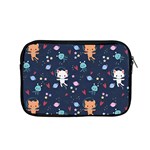 Cute Astronaut Cat With Star Galaxy Elements Seamless Pattern Apple MacBook Pro 15  Zipper Case