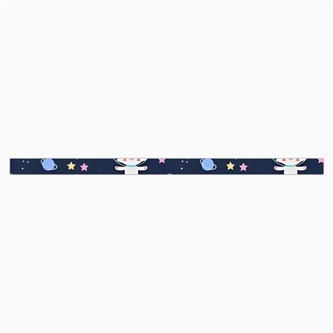 Cute Astronaut Cat With Star Galaxy Elements Seamless Pattern Roll Up Canvas Pencil Holder (S) from ArtsNow.com Strap
