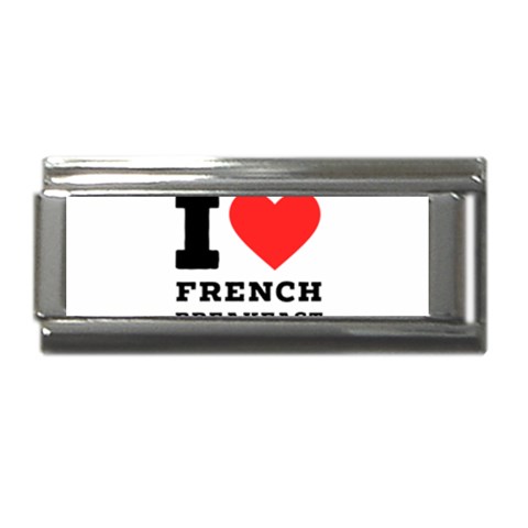 I love French breakfast  Superlink Italian Charm (9mm) from ArtsNow.com Front