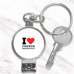 I love French breakfast  Nail Clippers Key Chain