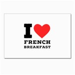 I love French breakfast  Postcard 4 x 6  (Pkg of 10)