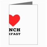 I love French breakfast  Greeting Cards (Pkg of 8)