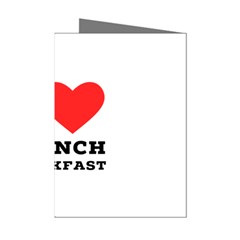 I love French breakfast  Mini Greeting Cards (Pkg of 8) from ArtsNow.com Left
